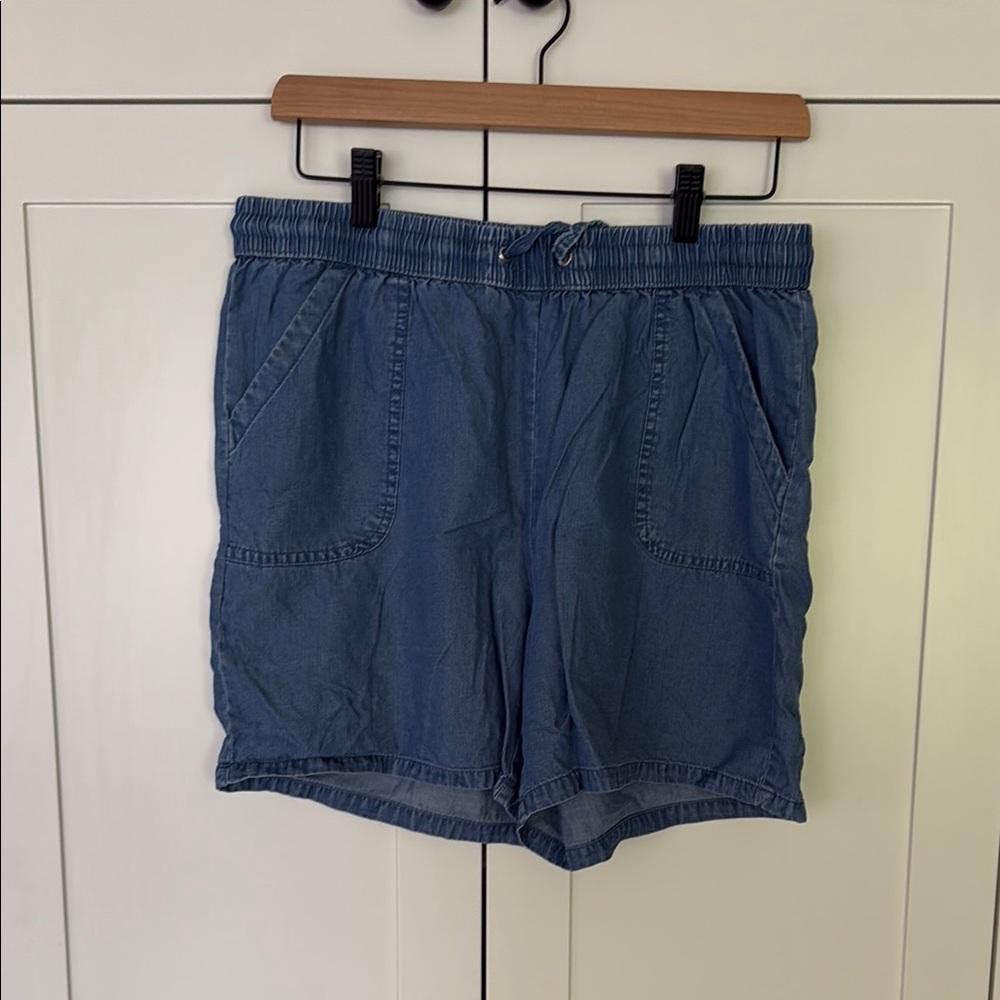Jones New York Light Blue Denim Shorts